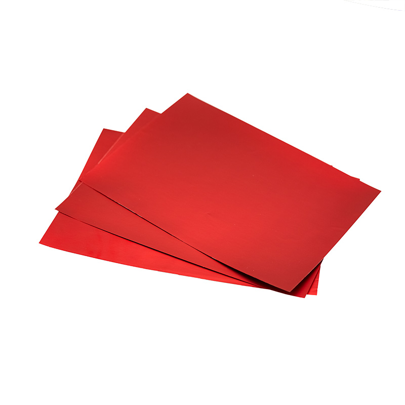 Red Metallized Paper